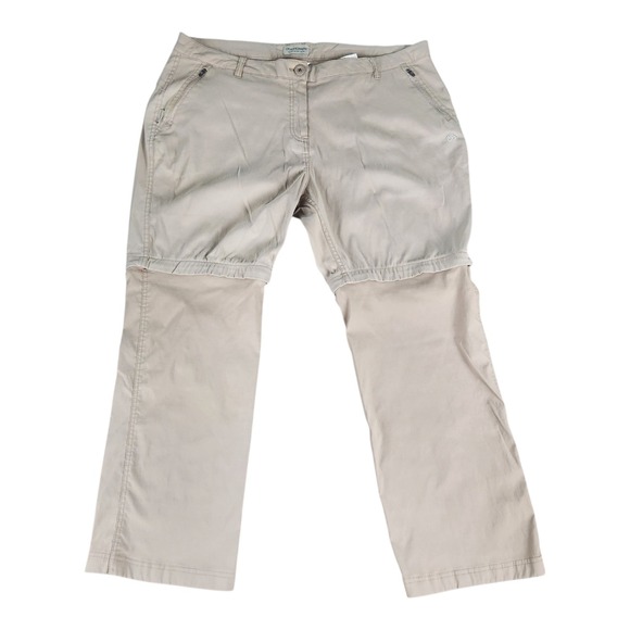 Craghoppers Nosilife Convertible Pants Hiking Travel Zip Off Beige z 14S - Picture 1 of 9